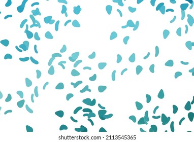 Light BLUE vector backdrop with abstract shapes. Decorative design in abstract style with random forms. Best smart design for your business.