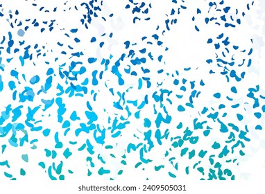 Light BLUE vector backdrop with abstract shapes. Simple colorful illustration with abstract gradient shapes. Modern design for your business card.
