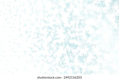 Light BLUE vector backdrop with artificial intelligence data. Shining colorful illustration with real structure of AI. Smart design for promotion of bid data.