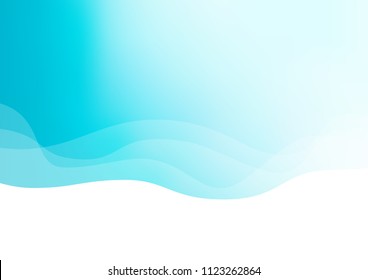 Light BLUE vector backdrop with bent lines. Geometric illustration in marble style with gradient.  A completely new template for your business design.