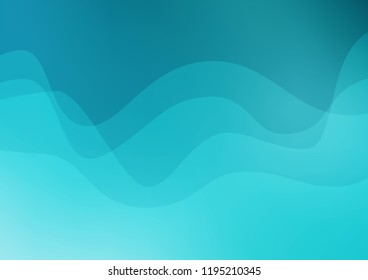 Light BLUE vector backdrop with bent lines. Brand new colored illustration in marble style with gradient. Brand new design for your ads, poster, banner.