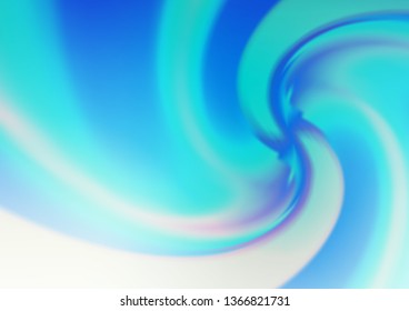 Light BLUE vector backdrop with bent lines. Geometric illustration in marble style with gradient.  Textured wave pattern for backgrounds.