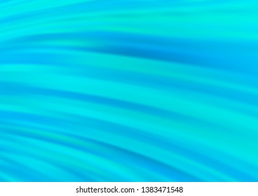 Light BLUE vector backdrop with bent lines. Creative geometric illustration in marble style with gradient. Marble style for your business design.
