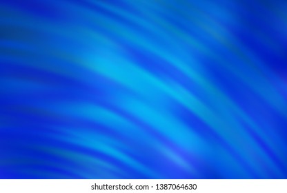 Light BLUE vector backdrop with bent lines. Geometric illustration in abstract style with gradient.  A new texture for your  ad, booklets, leaflets.