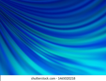 Light BLUE vector backdrop with bent lines. Shining crooked illustration in marble style. A completely new marble design for your business.
