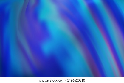 Light BLUE vector backdrop with bent lines. A sample with colorful lines, shapes. A completely new design for your business.