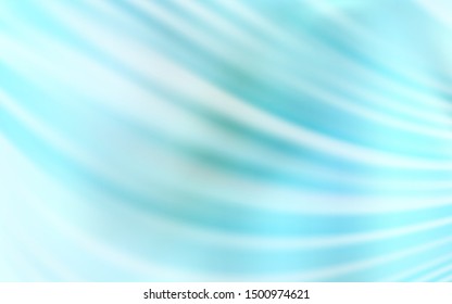 Light BLUE vector backdrop with bent lines. Brand new colorful illustration in simple style. Abstract style for your business design.