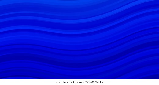 Light BLUE vector backdrop with bent lines. Colorful illustration in abstract style with bent lines. Pattern for websites, landing pages.