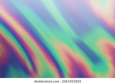 Light BLUE vector backdrop with bent lines. A sample with blurred bubble shapes. Textured wave pattern for backgrounds.