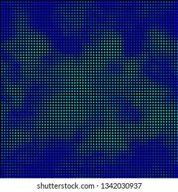 Light BLUE vector backdrop with circles. Colorful illustration with gradient dots in nature style. Design for your commercials.