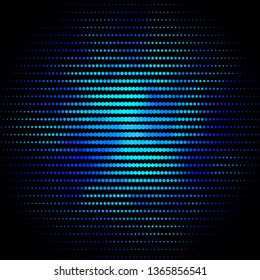 Light BLUE vector backdrop with circles. Abstract illustration with colorful spots in nature style. Pattern for business ads.