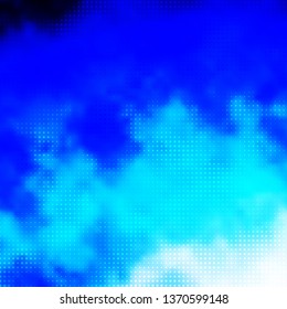 Light BLUE vector backdrop with circles. Colorful illustration with gradient dots in nature style. New template for your brand book.