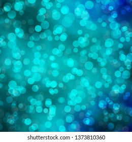 Light BLUE vector backdrop with circles. Modern abstract illustration with colorful circle shapes. Design for your commercials.