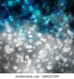 Light BLUE vector backdrop with circles. Abstract colorful disks on simple gradient background. Design for your commercials.
