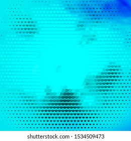 Light BLUE vector backdrop with circles. Abstract colorful disks on simple gradient background. Pattern for wallpapers, curtains.
