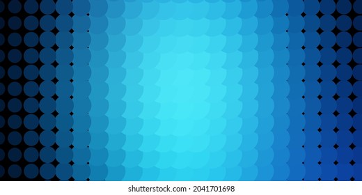 Light BLUE vector backdrop with circles. Abstract colorful disks on simple gradient background. Pattern for websites, landing pages.