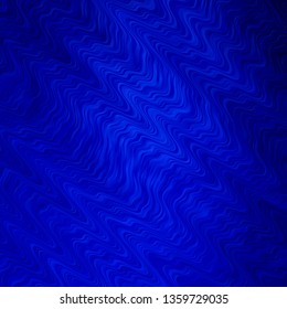 Light BLUE vector backdrop with circular arc. Brand new colorful illustration with bent lines. Pattern for websites, landing pages.