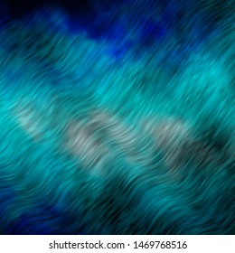 Light BLUE vector backdrop with circular arc. Abstract illustration with gradient bows. Template for your UI design.