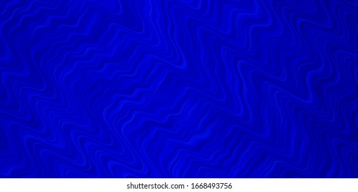 Light BLUE vector backdrop with circular arc. Illustration in abstract style with gradient curved.  Best design for your posters, banners.