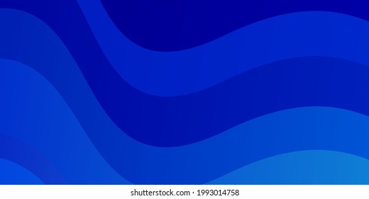 Light BLUE vector backdrop with circular arc. Colorful illustration in circular style with lines. Smart design for your promotions.