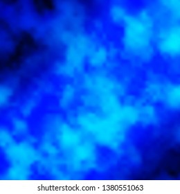 Light BLUE vector backdrop with cumulus. Gradient illustration with colorful sky, clouds. Beautiful layout for uidesign.