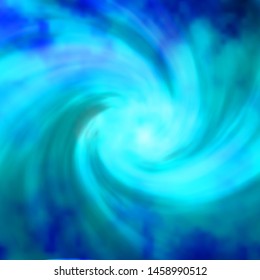 Light BLUE vector backdrop with cumulus. Abstract illustration with colorful gradient clouds. Template for landing pages.
