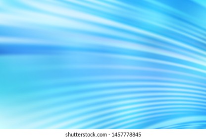 Light BLUE vector backdrop with curved lines. A circumflex abstract illustration with gradient. The best colorful design for your business.