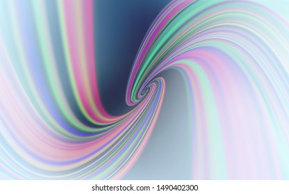 Light BLUE vector backdrop with curved lines. Geometric illustration in abstract style with gradient.  New composition for your brand book.