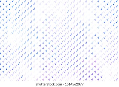 Light BLUE vector backdrop with curved lines. A circumflex abstract illustration with gradient. Pattern for your business design.