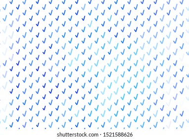 Light BLUE vector backdrop with curved lines. A shining illustration, which consists of curved lines. A completely new template for your design.