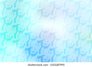 Light BLUE vector backdrop with curved lines. Brand new colorful illustration in simple style. A completely new template for your design.