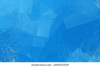 Light BLUE vector backdrop with curved lines. Modern gradient abstract illustration with bandy lines. Pattern for your design.