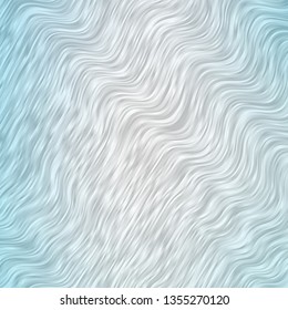 Light BLUE vector backdrop with curves. Brand new colorful illustration with bent lines. Best design for your posters, banners.