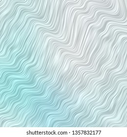 Light BLUE vector backdrop with curves. Illustration in halftone style with gradient curves. Best design for your posters, banners.