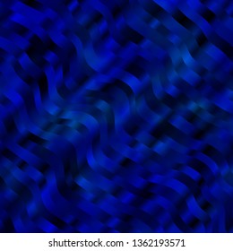Light BLUE vector backdrop with curves. Illustration in halftone style with gradient curves. Pattern for busines booklets, leaflets