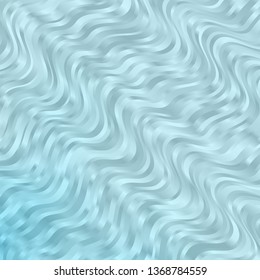 Light BLUE vector backdrop with curves. Colorful abstract illustration with gradient curves. Smart design for your promotions.