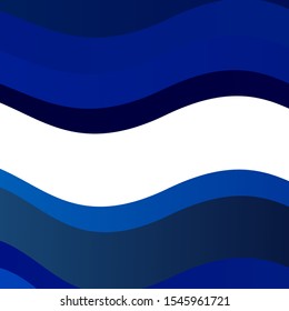 Light BLUE vector backdrop with curves. Illustration in abstract style with gradient curved.  Template for cellphones.