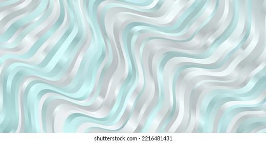 Light BLUE vector backdrop with curves. Bright illustration with gradient circular arcs. Pattern for websites, landing pages.