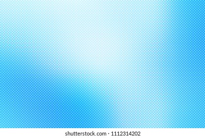Light BLUE vector backdrop with dots. Blurred decorative design in abstract style with bubbles. Pattern can be used as texture of wallpapers.