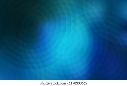 Light BLUE vector backdrop with dots. Blurred bubbles on abstract background with colorful gradient. Pattern can be used for ads, leaflets.