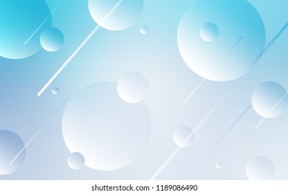 Light BLUE vector backdrop with dots. Glitter abstract illustration with blurred drops of rain. Pattern can be used as texture of wallpapers.