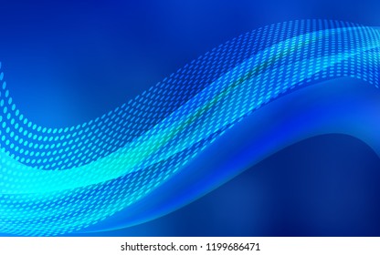 Light BLUE vector backdrop with dots and lines. Design with connection of dots and lines on colorful background. Pattern for beautiful websites.
