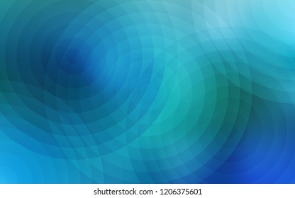 Light BLUE vector backdrop with dots. Illustration with set of shining colorful abstract circles. Beautiful design for your business advert.