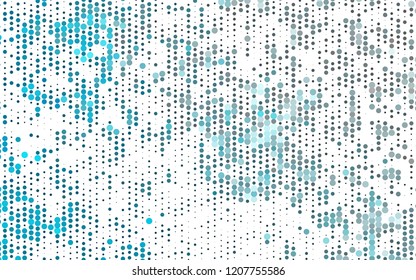 Light BLUE vector backdrop with dots. Blurred decorative design in abstract style with bubbles. Design for posters, banners.