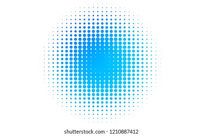 Light BLUE vector backdrop with dots. Beautiful colored illustration with blurred circles in nature style. Pattern of water, rain drops.