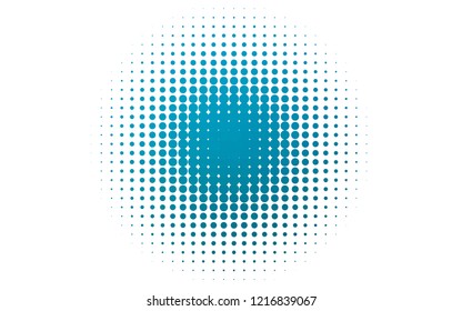 Light BLUE vector backdrop with dots. Abstract illustration with colored bubbles in nature style. Pattern for beautiful websites.