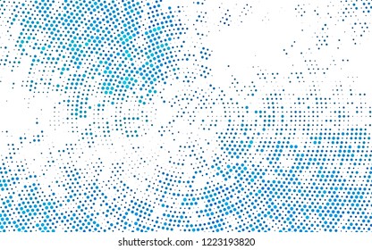 Light BLUE vector backdrop with dots. Modern abstract illustration with colorful water drops. Pattern of water, rain drops.