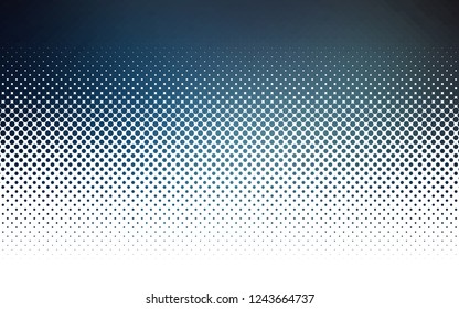 Light BLUE vector backdrop with dots. Blurred bubbles on abstract background with colorful gradient. Template for your brand book.
