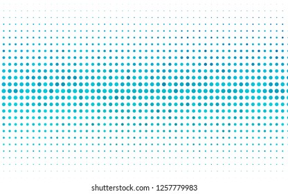 Light BLUE vector backdrop with dots. Modern abstract illustration with colorful water drops. Pattern for ads, booklets.