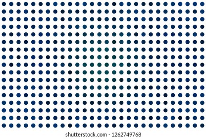Light BLUE vector backdrop with dots. Beautiful colored illustration with blurred circles in nature style. Template for your brand book.
